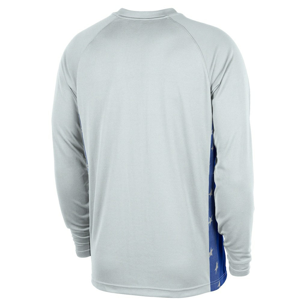 Silver Orlando Magic 2025/26 City Edition Authentic Pregame Dri-FIT Long Sleeve Shooting T-Shirt | NBA
