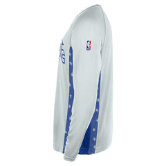 Silver Orlando Magic 2025/26 City Edition Authentic Pregame Dri-FIT Long Sleeve Shooting T-Shirt | NBA