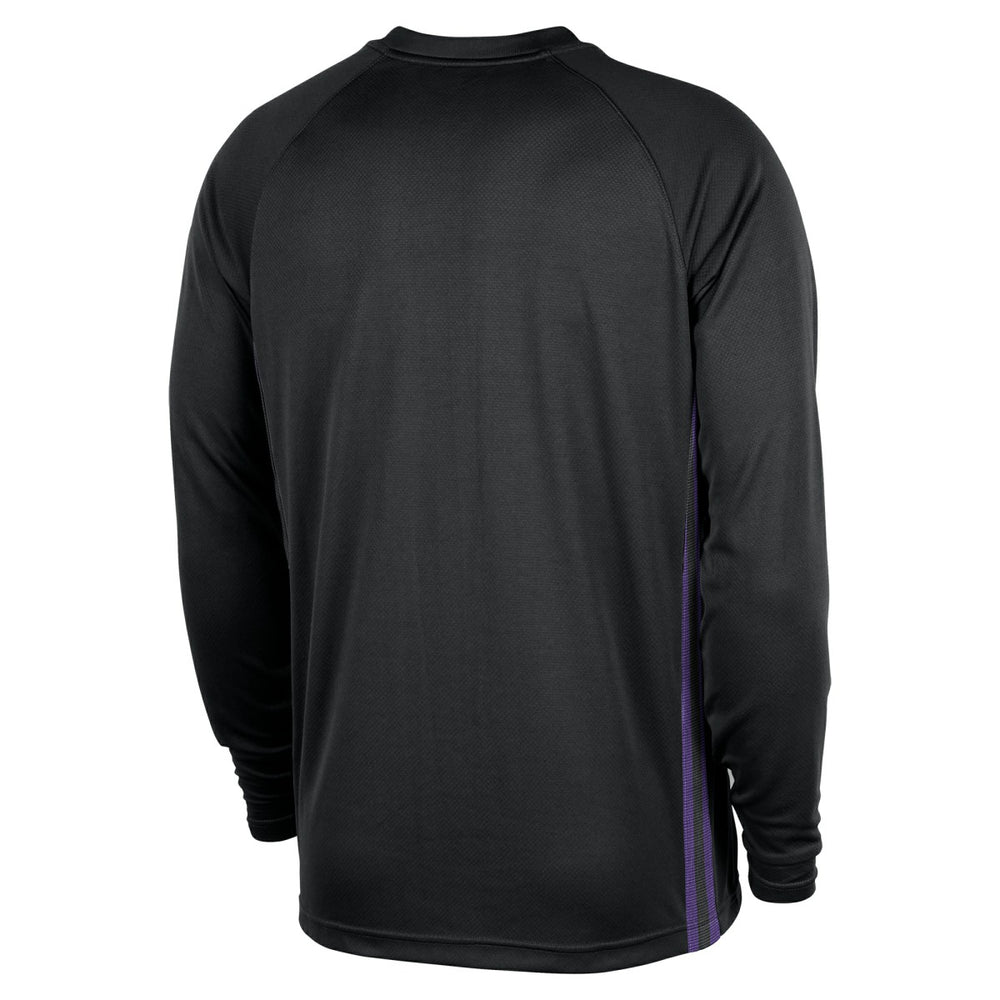 Black Los Angeles Lakers 2025/26 City Edition Authentic Pregame Dri-FIT Long Sleeve Shooting T-Shirt | NBA