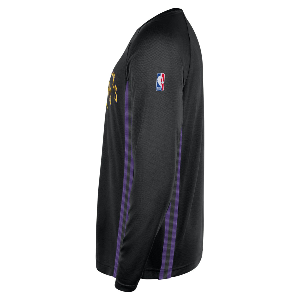 Black Los Angeles Lakers 2025/26 City Edition Authentic Pregame Dri-FIT Long Sleeve Shooting T-Shirt | NBA