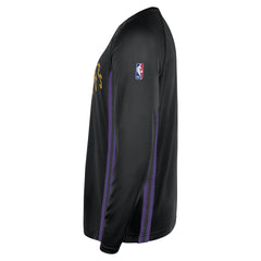 Black Los Angeles Lakers 2025/26 City Edition Authentic Pregame Dri-FIT Long Sleeve Shooting T-Shirt | NBA