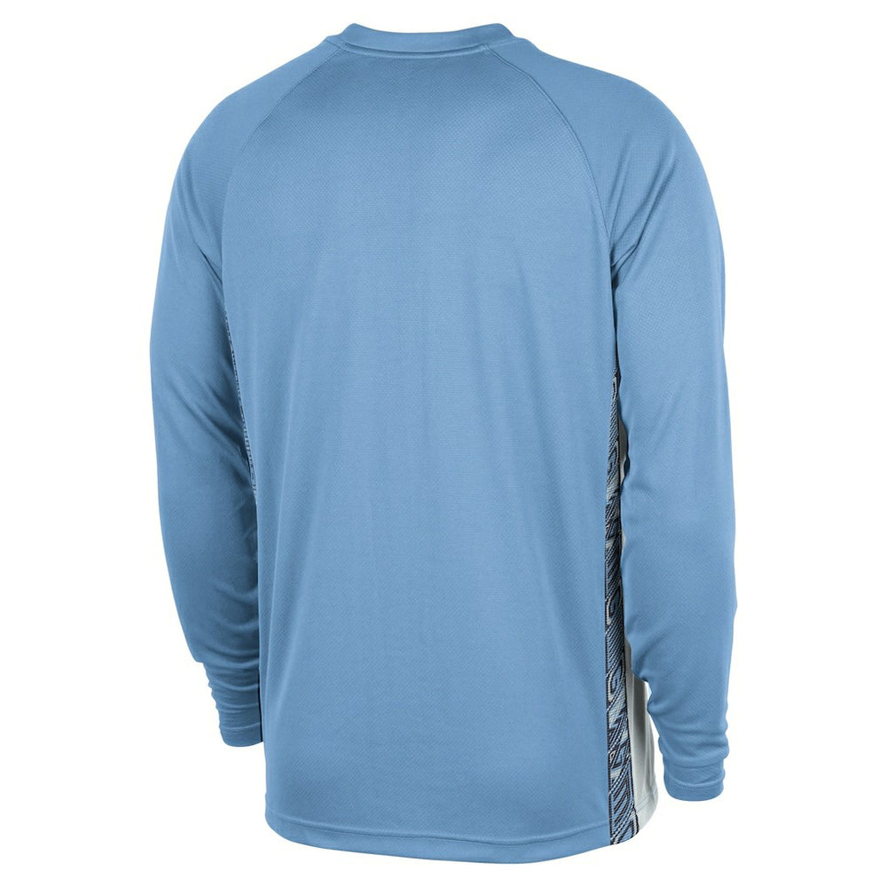 Light Blue Memphis Grizzlies 2025/26 City Edition Authentic Pregame Dri-FIT Long Sleeve Shooting T-Shirt | NBA