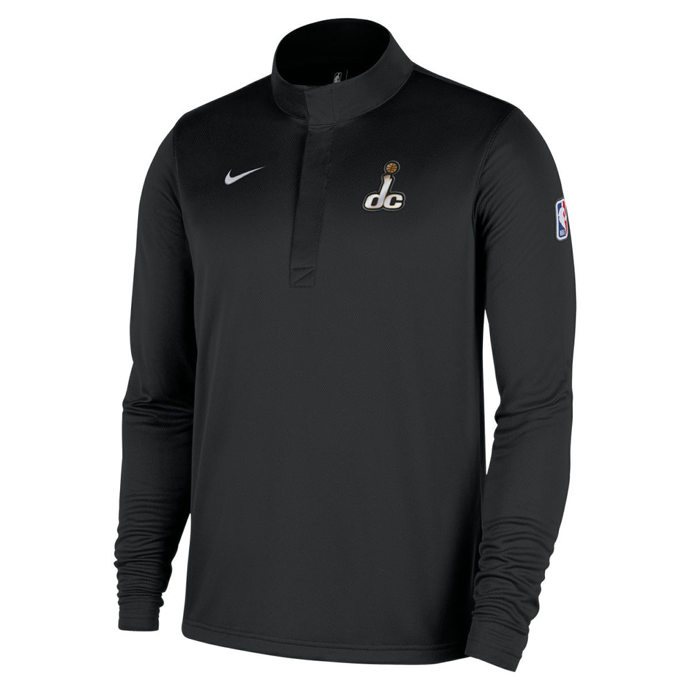 Black Washington Wizards 2025/26 City Edition Remix Authentic Coaches Dri-FIT Half-Zip Top | NBA