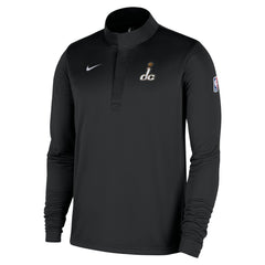 Black Washington Wizards 2025/26 City Edition Remix Authentic Coaches Dri-FIT Half-Zip Top | NBA