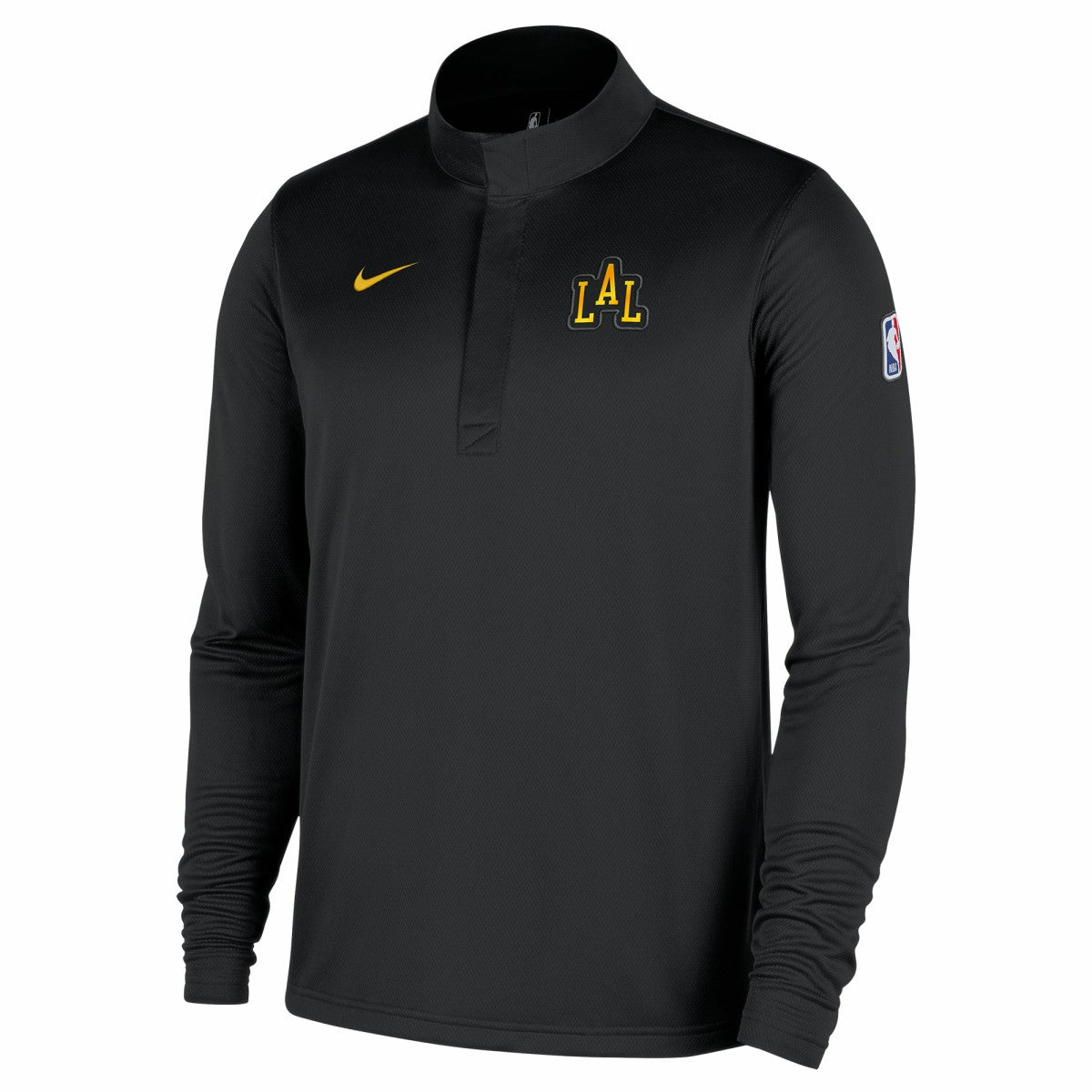 Black Los Angeles Lakers 2025/26 City Edition Remix Authentic Coaches Dri-FIT Half-Zip Pullover | NBA