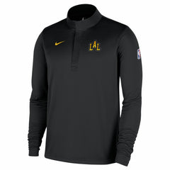 Black Los Angeles Lakers 2025/26 City Edition Remix Authentic Coaches Dri-FIT Half-Zip Pullover | NBA