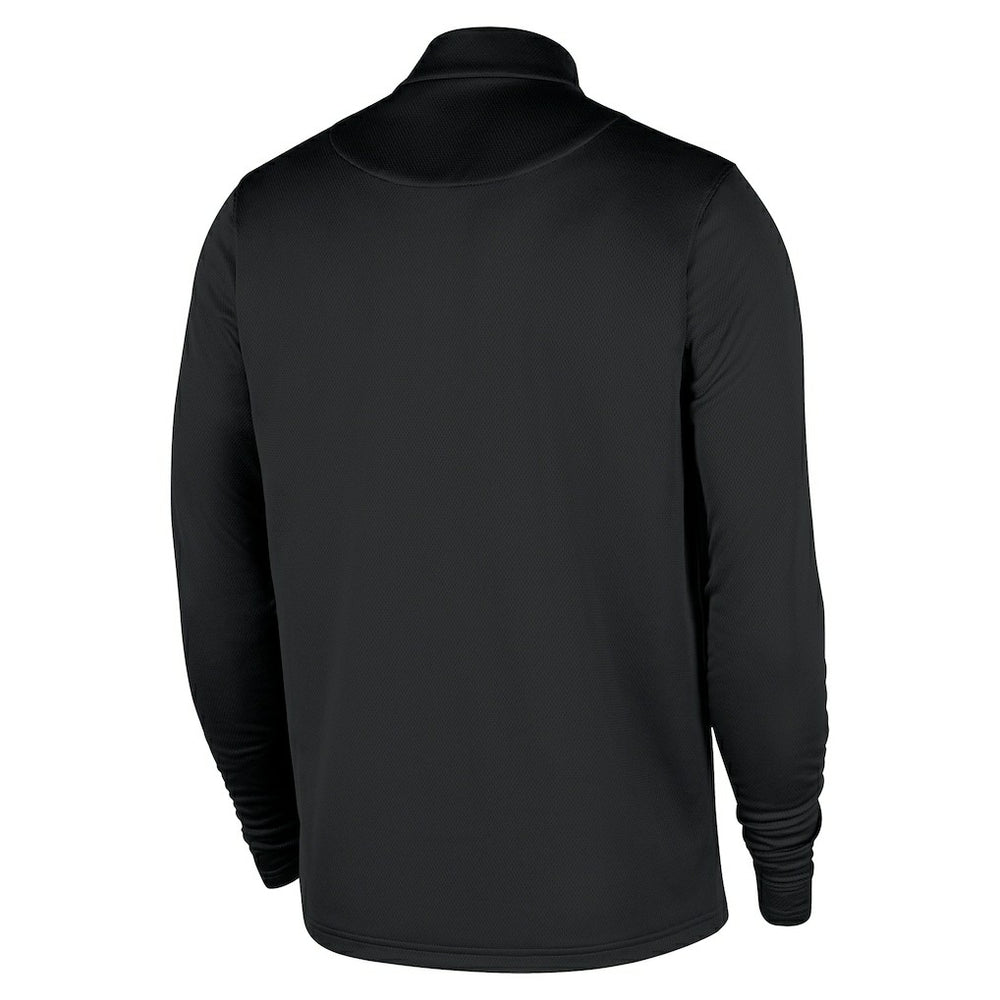 Black Brooklyn Nets 2025/26 City Edition Remix Authentic Coaches Dri-FIT Half-Zip Top | NBA