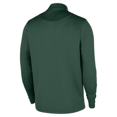 Hunter Green Milwaukee Bucks 2025/26 City Edition Remix Authentic Coaches Dri-FIT Half-Zip Top | NBA