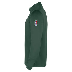 Hunter Green Milwaukee Bucks 2025/26 City Edition Remix Authentic Coaches Dri-FIT Half-Zip Top | NBA