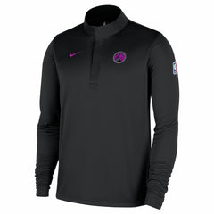 Black Minnesota Timberwolves 2025/26 City Edition Remix Authentic Coaches Dri-FIT Half-Zip Pullover | NBA