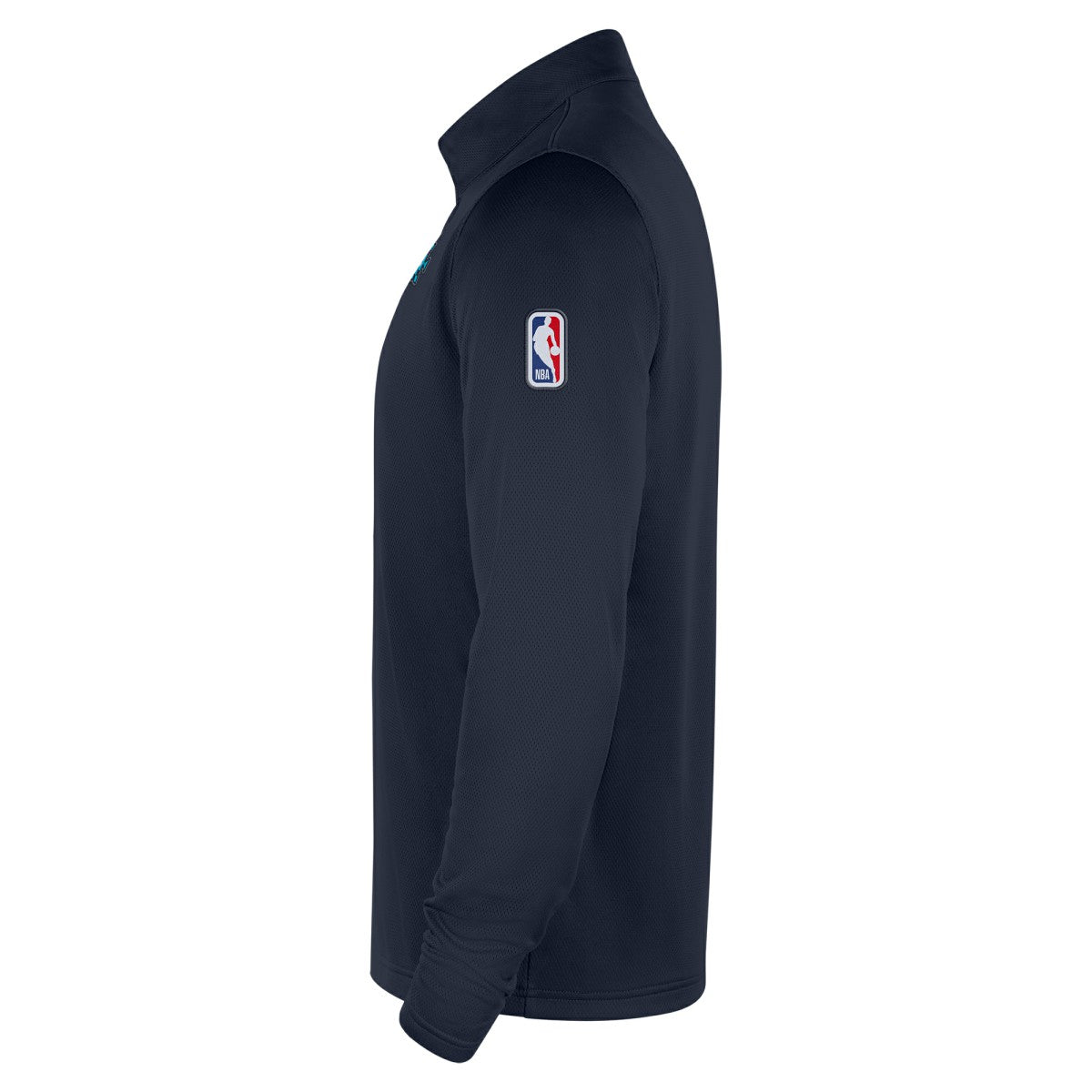 Navy Oklahoma City Thunder 2025/26 City Edition Remix Authentic Coaches Dri-FIT Half-Zip Top | NBA