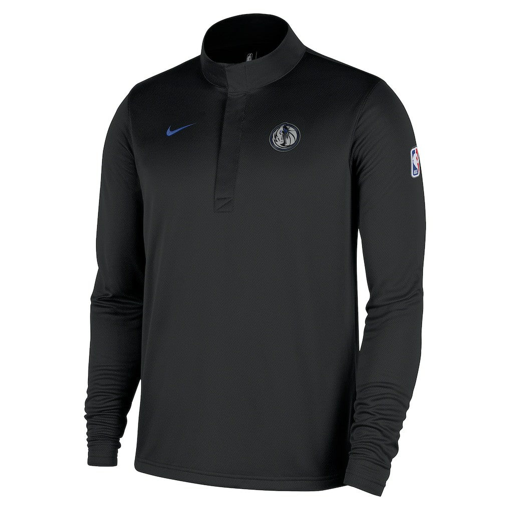 Black Dallas Mavericks 2025/26 City Edition Remix Authentic Coaches Dri-FIT Half-Zip Top sale | NBA