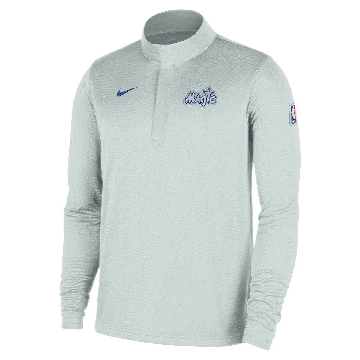 Silver Orlando Magic 2025/26 City Edition Remix Authentic Coaches Dri-FIT Half-Zip Top | NBA