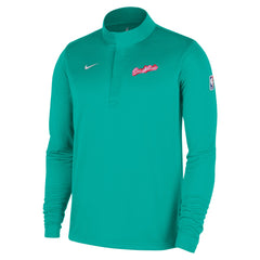 Green San Antonio Spurs 2025/26 City Edition Remix Authentic Coaches Dri-FIT Half-Zip Top | NBA