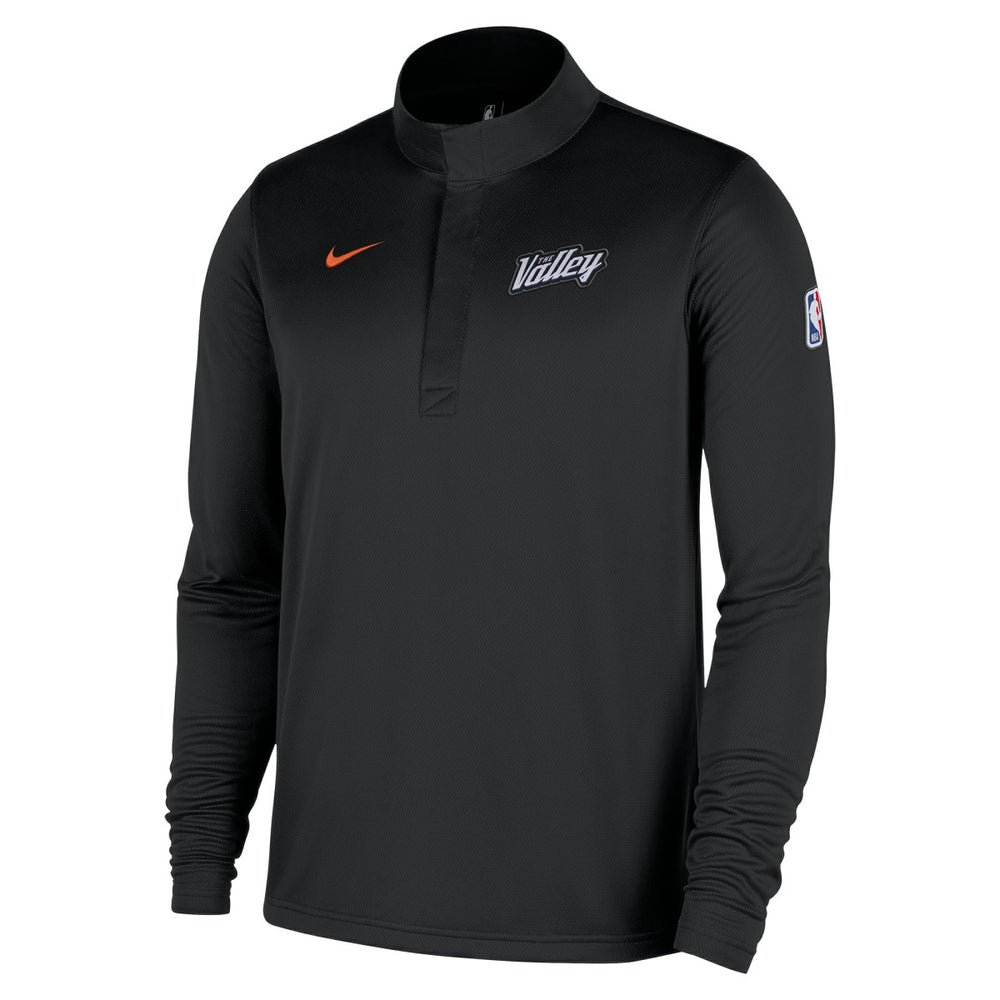 Black Phoenix Suns 2025/26 City Edition Remix Authentic Coaches Dri-FIT Half-Zip Top | NBA