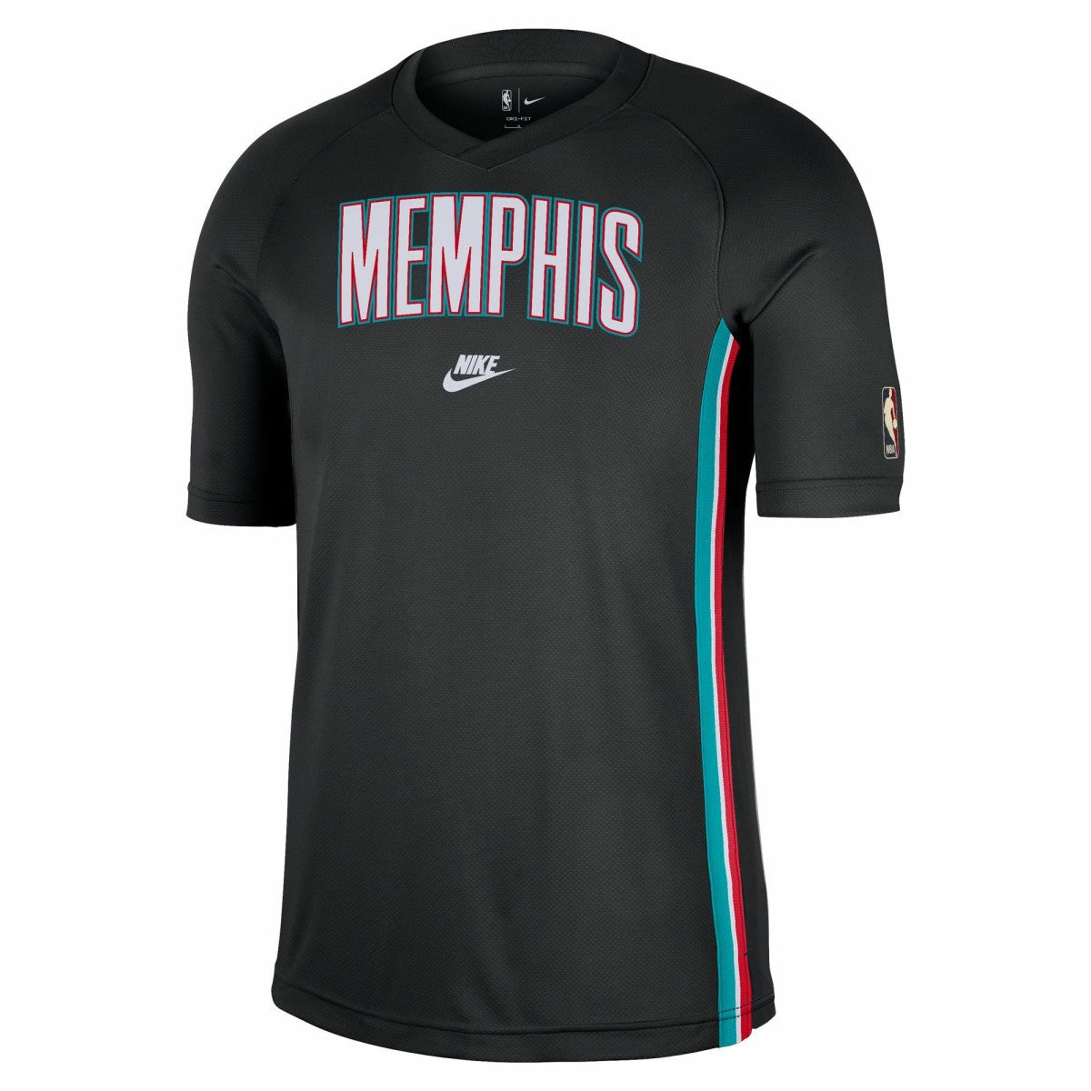 Black Memphis Grizzlies Classic Edition Hardwood Classics Authentic Game Shooting Dri-FIT Raglan T-Shirt | NBA