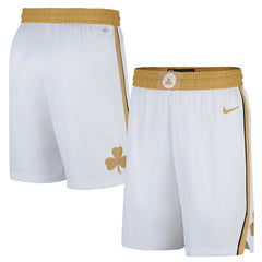 White Boston Celtics 2025/26 City Edition Remix Dri-FIT Swingman Shorts | NBA