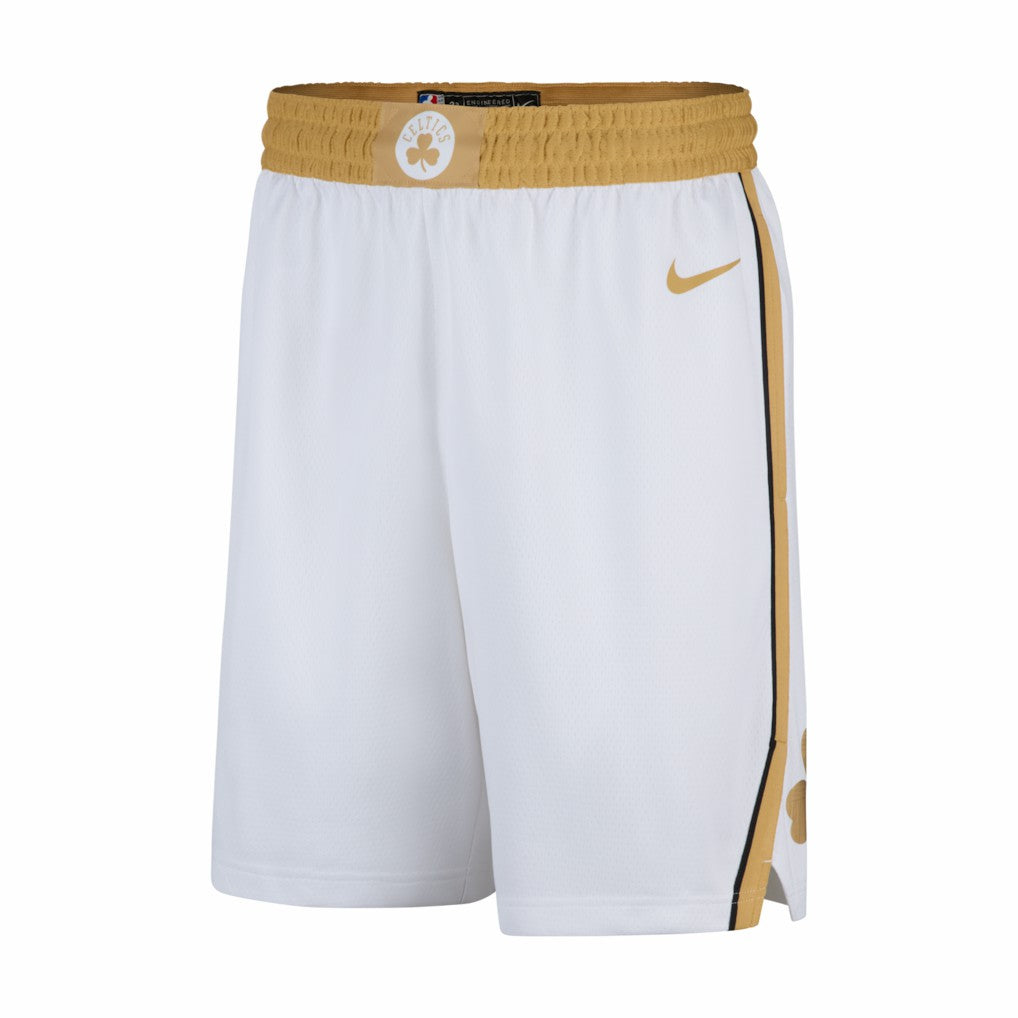 White Boston Celtics 2025/26 City Edition Remix Dri-FIT Swingman Shorts | NBA