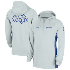 Silver Orlando Magic 2025/26 City Edition Remix Authentic On-Court Quarter-Zip Dri-FIT Hooded Jacket | NBA