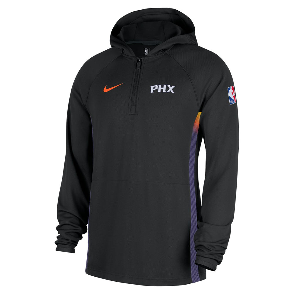 Black Phoenix Suns 2025/26 City Edition Remix Authentic On-Court Quarter-Zip Dri-FIT Hooded Jacket | NBA
