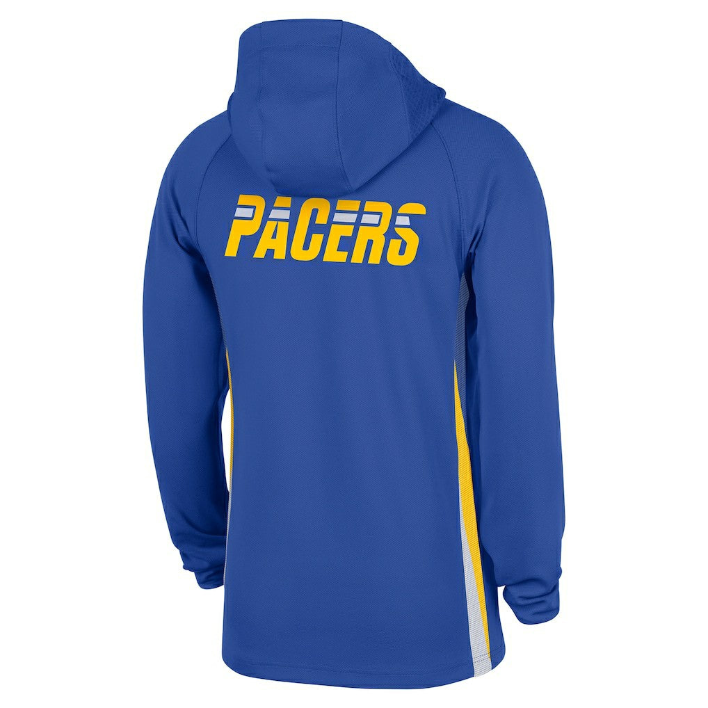 Blue Indiana Pacers 2025/26 City Edition Remix Authentic On-Court Quarter-Zip Dri-FIT Hooded Jacket | NBA