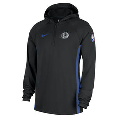 Black Dallas Mavericks 2025/26 City Edition Remix Authentic On-Court Quarter-Zip Dri-FIT Hooded Jacket sale | NBA