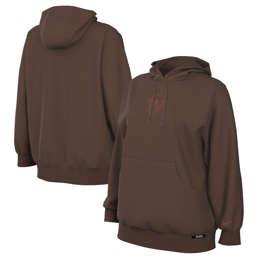 Brown Golden State Warriors Women's 2025/26 City Edition Remix Premium Fleece Hoodie sale | NBA