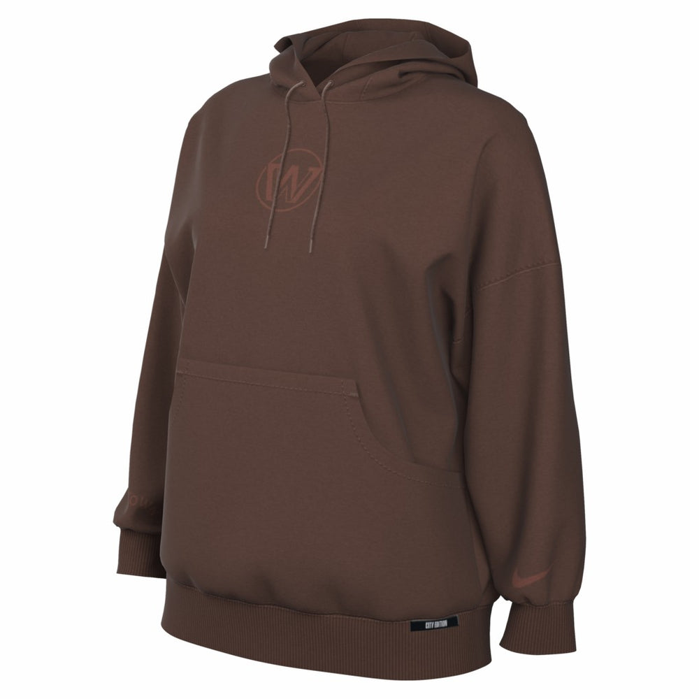 Brown Golden State Warriors Women's 2025/26 City Edition Remix Premium Fleece Hoodie sale | NBA