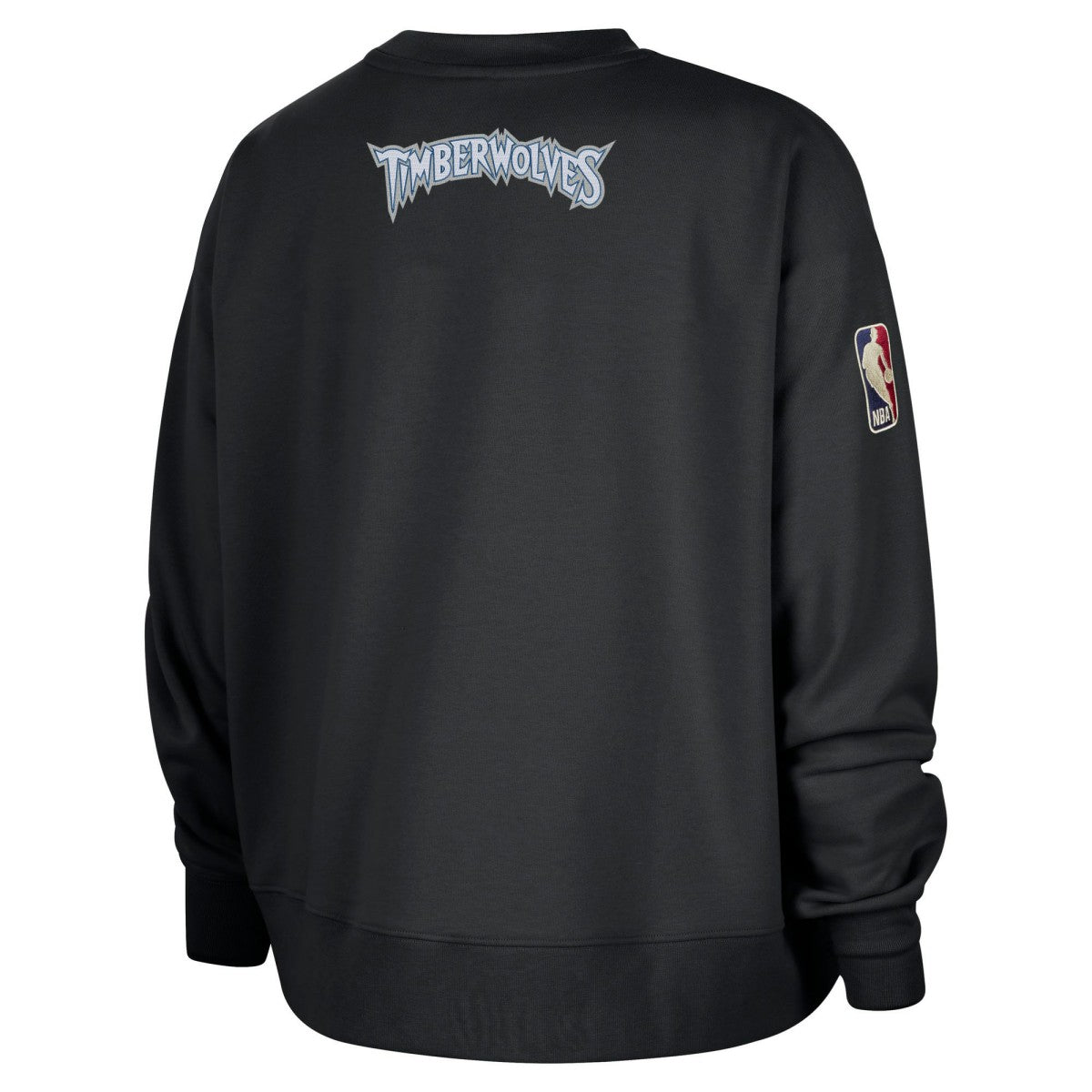 Black Minnesota Timberwolves Women's Classic Edition Hardwood Classics Premium Phoenix Fleece Sweatshirt | NBA