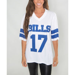 Buffalo Bills Josh Allen  Cuce Women's Crystal V-Neck Tunic | NFL US