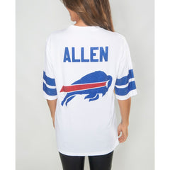 Buffalo Bills Josh Allen  Cuce Women's Crystal V-Neck Tunic | NFL US