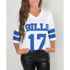 Buffalo Bills Josh Allen  Cuce Women's Crystal V-Neck Tunic | NFL US
