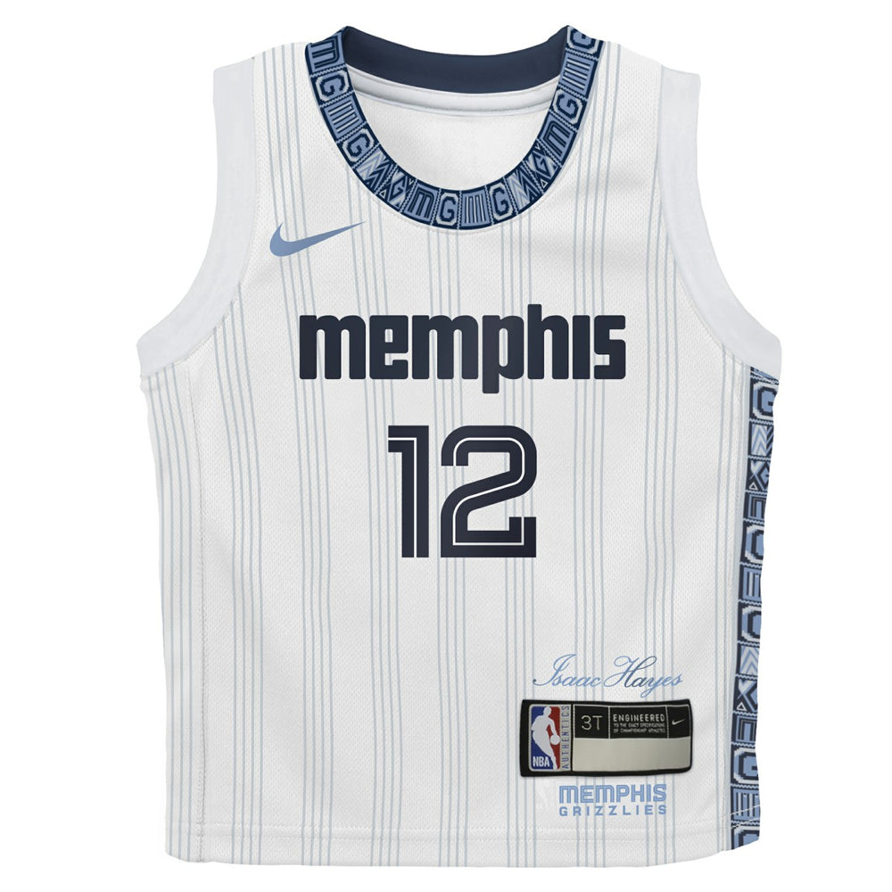White Ja Morant Memphis Grizzlies Preschool 2025/26 City Edition Swingman Jersey | NBA