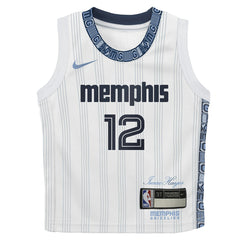 White Ja Morant Memphis Grizzlies Preschool 2025/26 City Edition Swingman Jersey | NBA