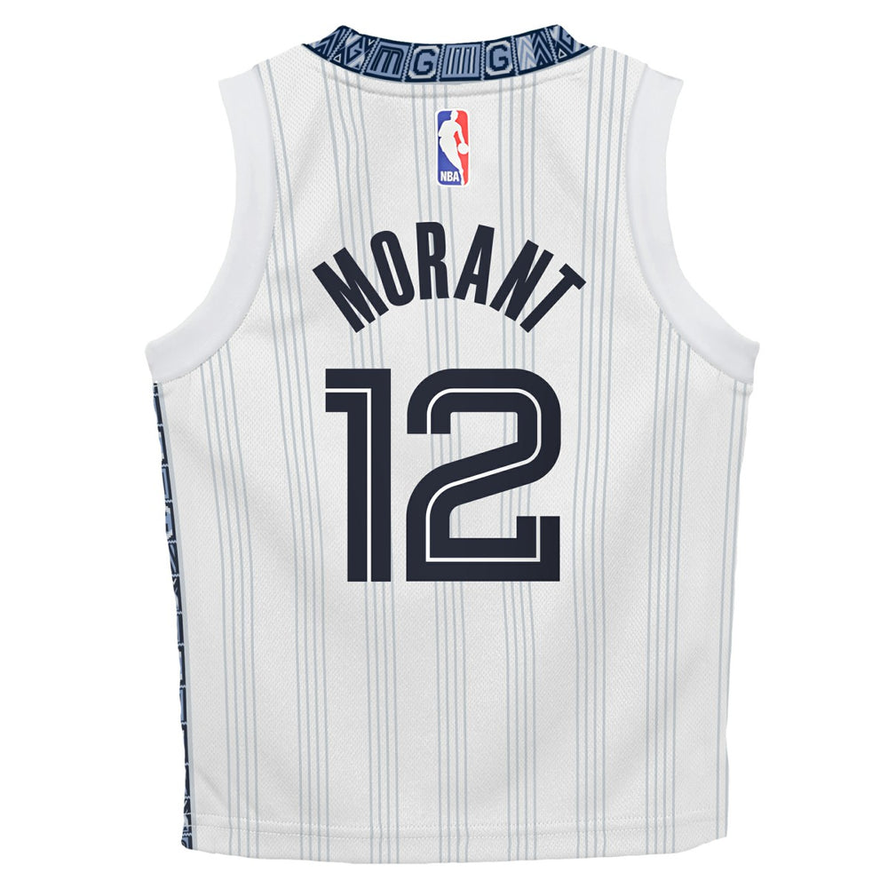 White Ja Morant Memphis Grizzlies Preschool 2025/26 City Edition Swingman Jersey | NBA