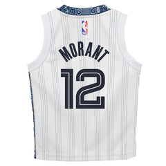 White Ja Morant Memphis Grizzlies Preschool 2025/26 City Edition Swingman Jersey | NBA