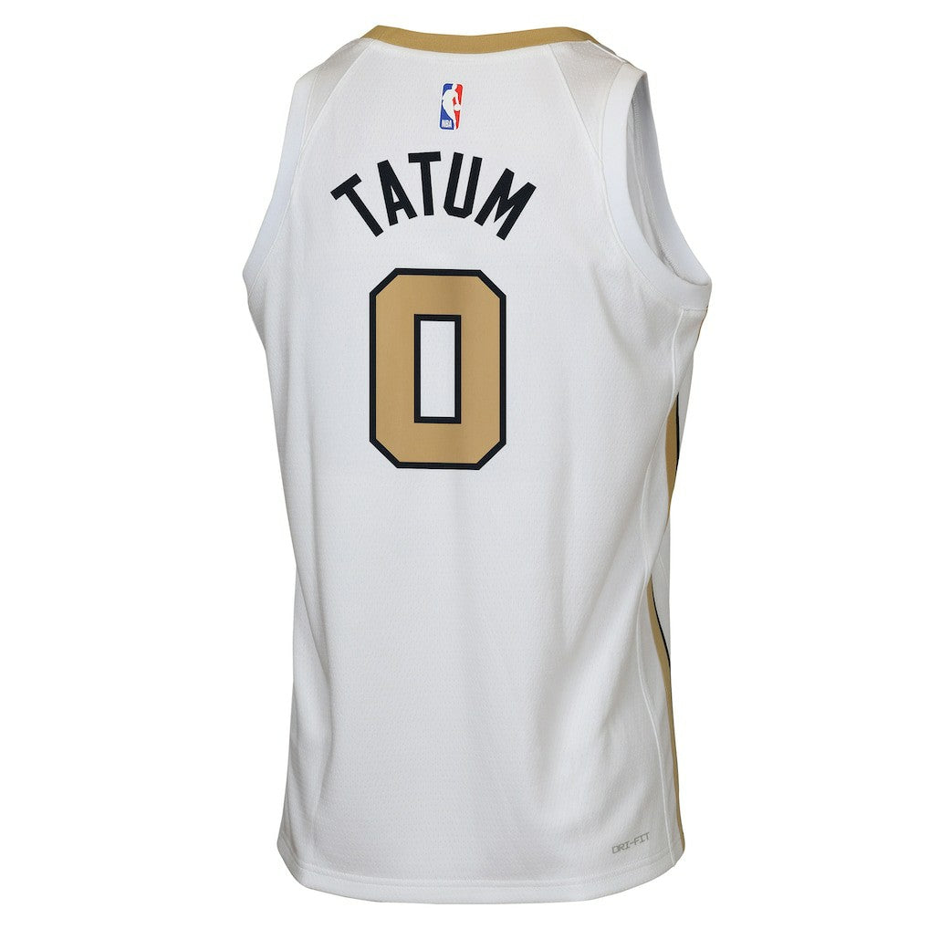 White Jayson Tatum Boston Celtics Youth 2025/26 City Edition Swingman Jersey | NBA