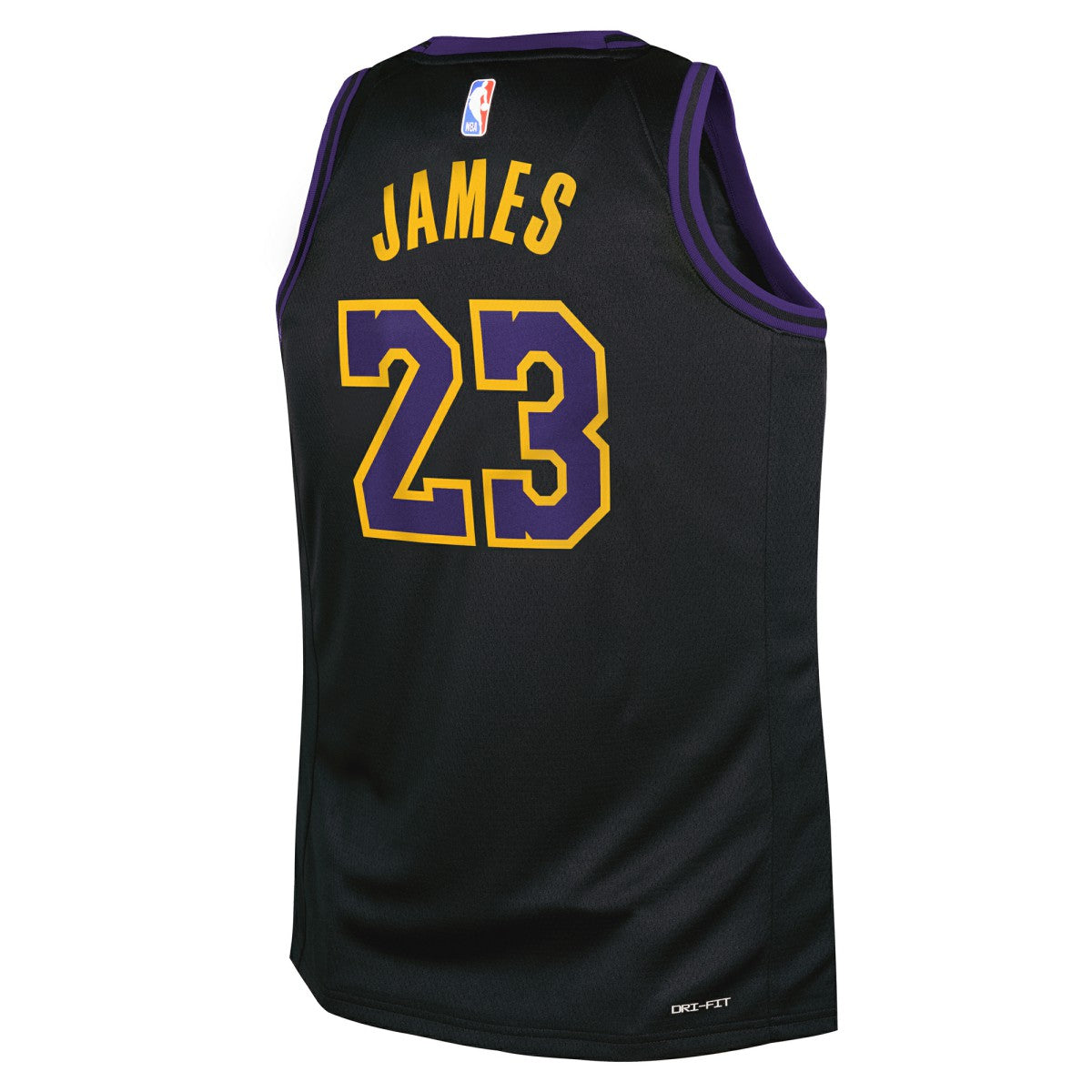 Black LeBron James Los Angeles Lakers Youth 2025/26 City Edition Swingman Jersey | NBA