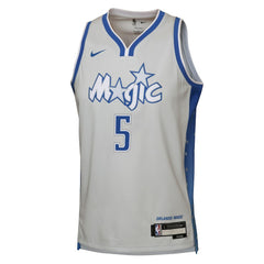 Silver Paolo Banchero Orlando Magic Youth 2025/26 City Edition Swingman Jersey | NBA