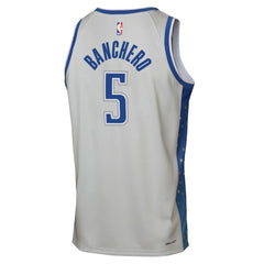 Silver Paolo Banchero Orlando Magic Youth 2025/26 City Edition Swingman Jersey | NBA