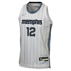 White Ja Morant Memphis Grizzlies Youth 2025/26 City Edition Swingman Jersey | NBA