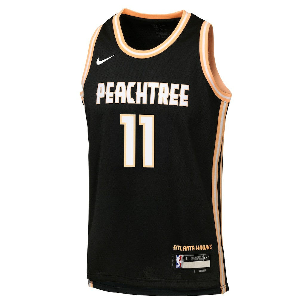 Black Trae Young Atlanta Hawks Youth 2025/26 City Edition Swingman Jersey | NBA