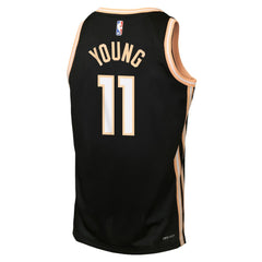 Black Trae Young Atlanta Hawks Youth 2025/26 City Edition Swingman Jersey | NBA