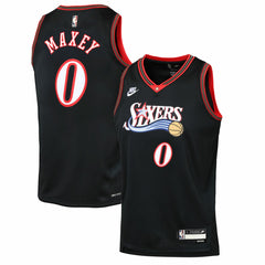 Black Tyrese Maxey Philadelphia 76ers Youth Swingman Jersey | NBA