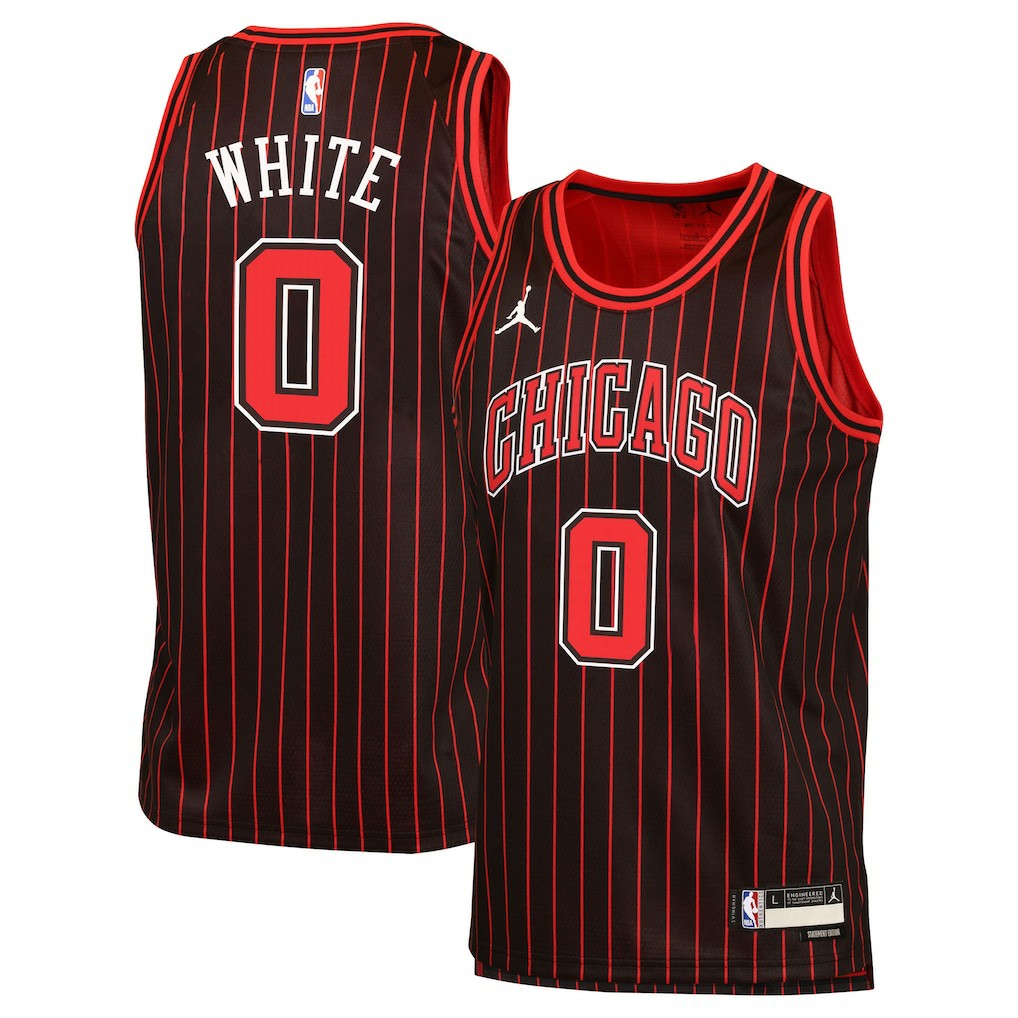 Black Coby White Chicago Bulls Jordan Brand Youth Swingman Jersey sale | NBA