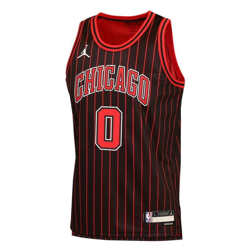 Black Coby White Chicago Bulls Jordan Brand Youth Swingman Jersey sale | NBA