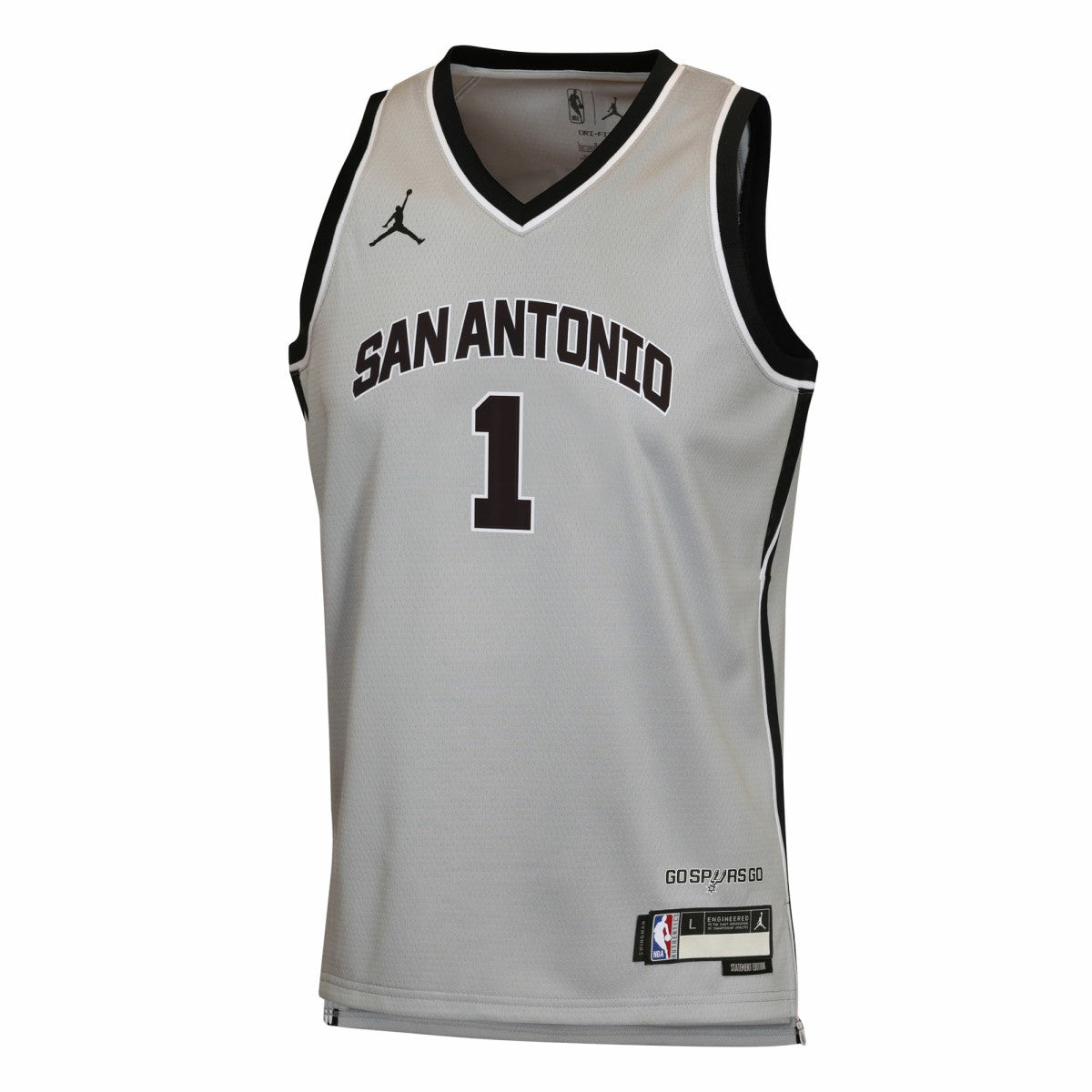 Silver Victor Wembanyama San Antonio Spurs Jordan Brand Youth Swingman Jersey | NBA