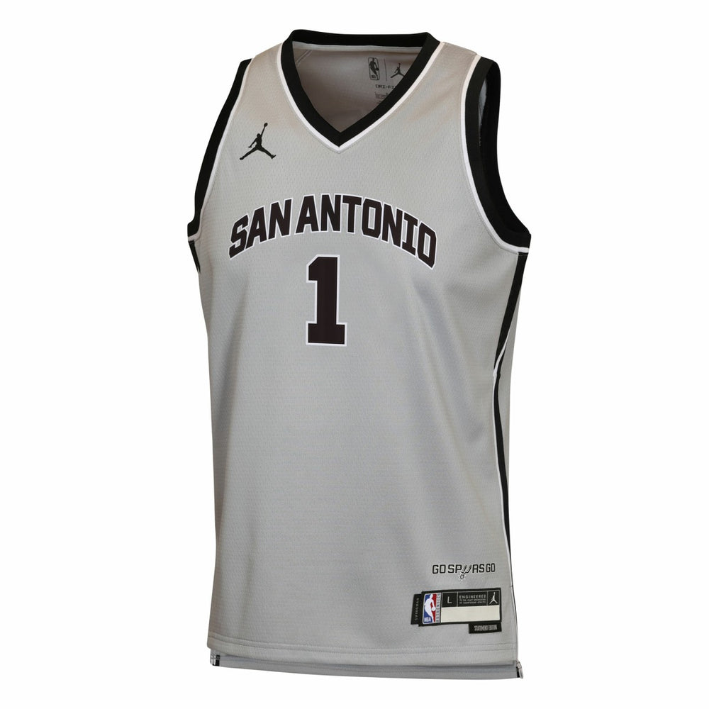 Silver Victor Wembanyama San Antonio Spurs Jordan Brand Youth Swingman Jersey | NBA