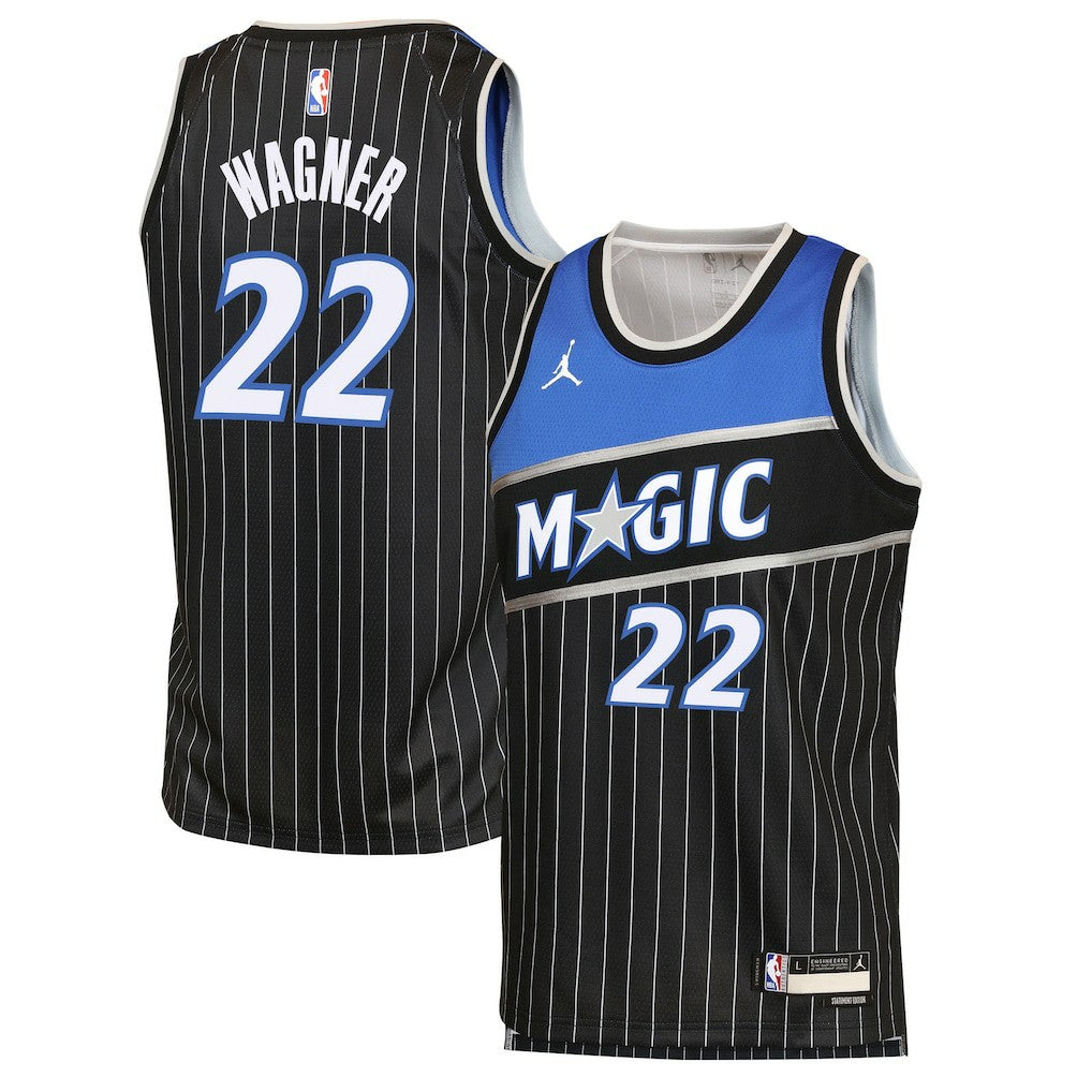 Black Franz Wagner Orlando Magic Jordan Brand Youth Swingman Jersey | NBA