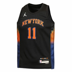 Black Jalen Brunson New York Knicks Jordan Brand Youth Swingman Jersey | NBA